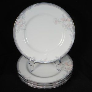 4 beautiful salad plates. Noritake 3788 Evening Mood